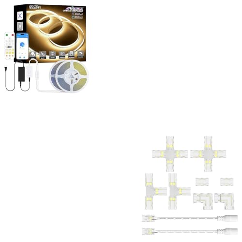 Tira LED COB MIWISE 20m Blanco cálido 3000K miniatura 1