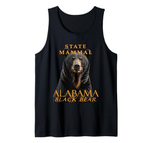 Alabama Territory Mamífero El Oso Negro Camiseta sin Mangas