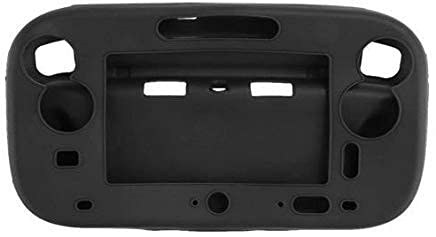 for Wii U Gamepad Controller Protective Soft Rubber Shell Case Cover Wii U Controller (Black)-image-27