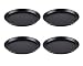 Produktbild APS Pizzaform rund Ø 30/28,3 x 2,5 cm (4er-Set) - Pizzablech aus Blaublech, nicht beschichtet, lange Lebensdauer, zum professionellen Pizzabacken