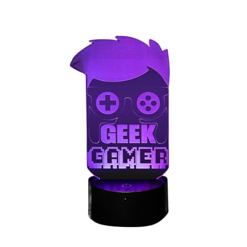 Luminária de Led 16 cores e controle remoto - Geek Gamer Pride