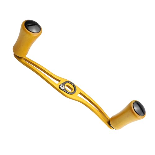 Mango de carrete de pesca eléctrica doble pomo de aluminio y brazo de repuesto para pesca vertical