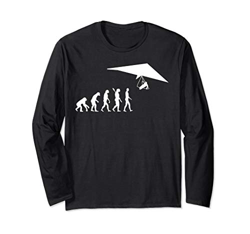 Hang Gliding Evolution Soaring Hang Glider Airsport Long Sleeve T-Shirt