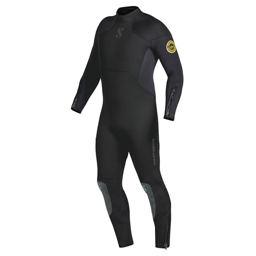 SCUBAPRO Oneflex Steamer Men’s Diving Wetsuit, 7mm, Back Zip, X-Foam Neoprene, XL