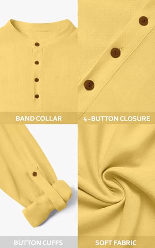 Image of Men's Solid Cotton Blend Regular Fit Mandarin /Chinese Collor Short Kurta for Men