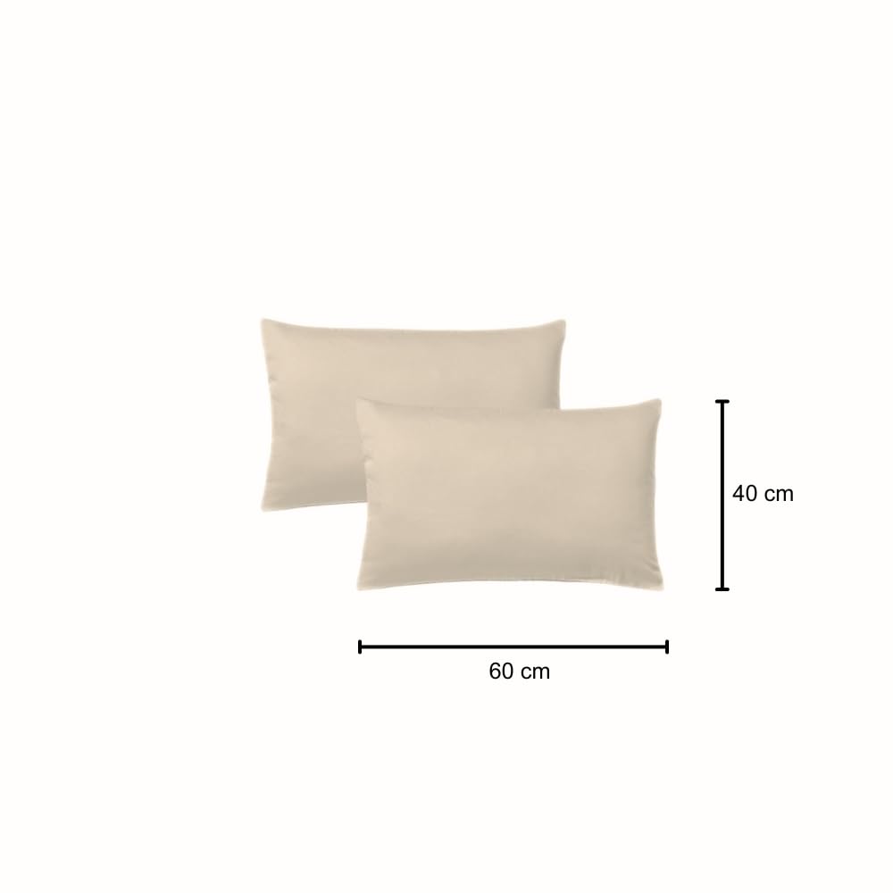 KLULK Set of Pillow Cases for Children 40 x 60 cm, Breathable and Hypoallergenic, Made in 100% Pure Cotton Natural Fibre - Image 4
