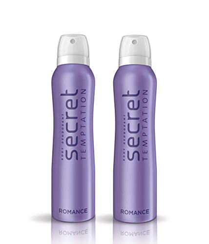 Secret Temptation Romance Deodorant for Women, Pack of 2, (225ml each)