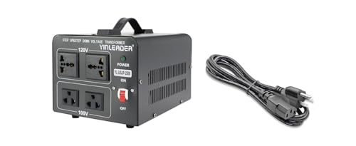 Image of Yinleader Japanese Voltage Converter - Step Down 120V to 100V