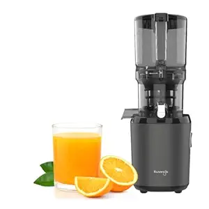 Kuvings AUTO 6 Gunmetal Ultimate Hands-Free Cold Press Juicer (2024 Launch), Whole Slow Juicer, Just Load Ingredients and Extract Juice at Press of a Button, Auto Cutting,12 Years Warranty