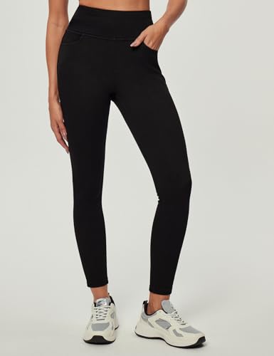 Image of Heathyoga Yoga Pants with Pockets Extra Soft Leggings with Pockets for Women Non See-Through High Waist Workout Leggings