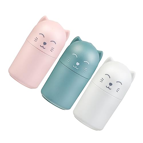 SMASOLO 3pcs Cartoon Toothpick Holders Fun Plastic Toothpick Boxes for Fruits Desserts Appetizers Creative Design Pearl Grapefruit for Home Use