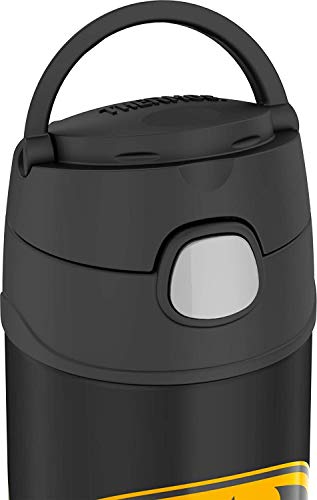 THERMOS FUNTAINER 12 Ounce Stainless Steel Kids Bottle, Batman