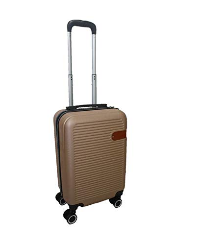 Kit 3 Malas De Viagem + 2 Frasqueira De Luxo Dourado