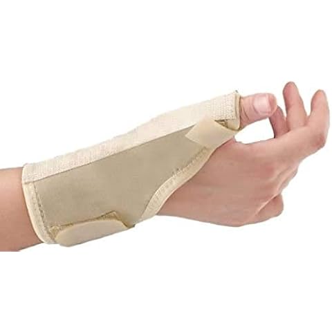 Solace Care Thumb Splint Spica Brace | Provides Support to Wrist & Thumb | Guards Left or Right Hand | For Fracture Arthritis Tenosynovitis & Carpal Tunnel Syndrome (Beige, Medium - 15 - 18 cm) Cover