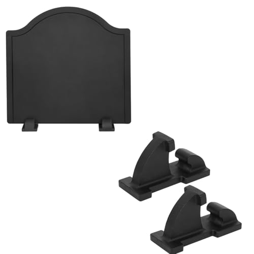 Firebacks for Fireplace-Iron Fireback with Feet, Fireplace Heat Reflector, Fireback Support, Fireback Feet, Sturdy Iron Legs Maximum Suitable for 1.2\" Thick Fireback Plates