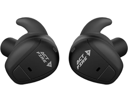 ACT FIRES Shooting Ear Protection NRR 26dB Hearing Protection Earbuds Electronic Shooting Earplugs with Charging Case for Hunting Range