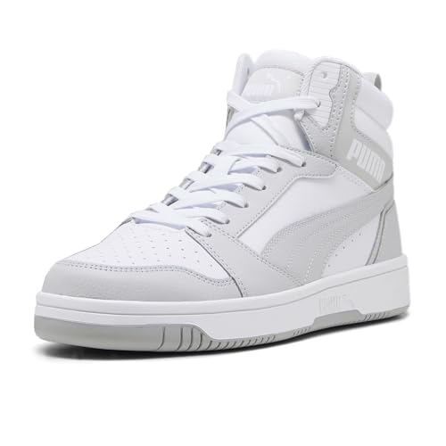 PUMA Mens Rebound V6 Basketball Sneakers Shoes - White - Size 11 M2