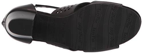 Easy Street Women's Block Heel Sandal Heeled, Black, 9.54