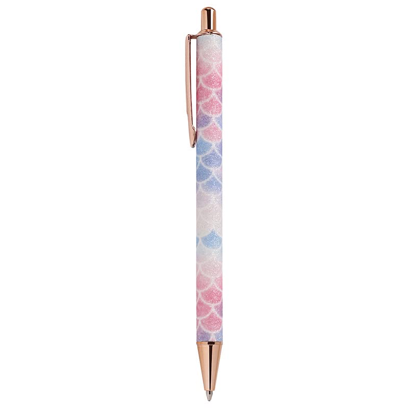 Yulakes 5er Set Glitzer-Kugelschreiber – Mit Kristall-Diamanten, Metallgehäuse, 1,0 Mm