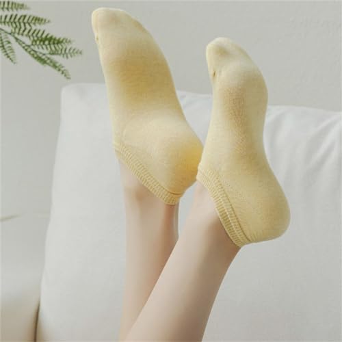 JSEIAJB Girls Cotton Boat Socks Won T Fall Off and Sweat Absorbing Short Socks Invisible Socks3