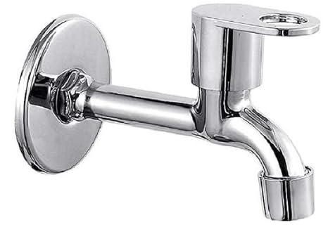 Stainless Steel Long Body Tap with Wall Flange | Wall Mounted Bathroom & Kitchen Faucet for Sink & Wash Basin | Rust Resistant Water Tap-picture-19