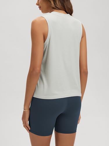 Image of ODODOS Women's Performance Tank Ultra Soft odSTRATUM Tech Sleeveless Tee Shirts High Crew Neck Pullover Top