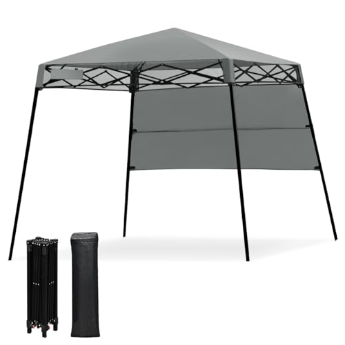 TRASPORTABILITÀ COMODA: Questo gazebo richiudibile è progettato con un meccanismo pieghevole che consente di aprirlo e chiuderlo rapidamente senza l'uso di attrezzi. Dopo la chiusura, occupa poco spazio ed è dotato di una borsa portatile dedicata per un trasporto comodo e pratico, da riporre facilmente nel bagagliaio e pronto per essere utilizzato in qualsiasi momento all'aperto