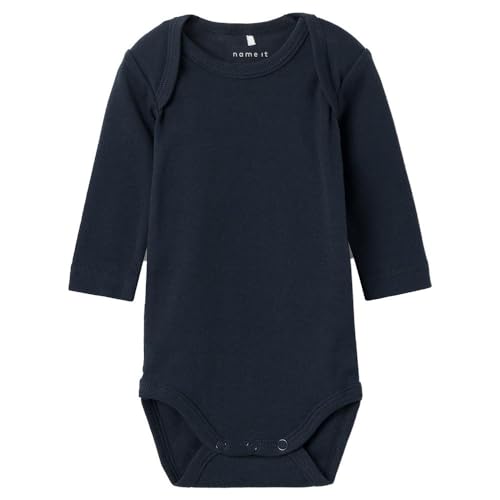 NAME IT Unisex Nbnbody 2p Ls Dark Sapphire Noos, Dark Sapphire, 80