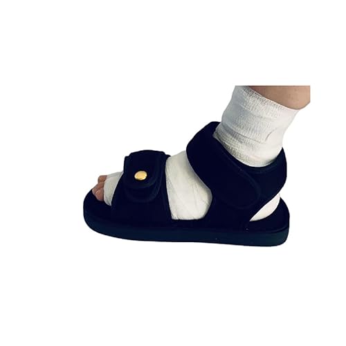Zapato post-quirúrgico, para pies o dedos de los pies rotos, ajustable, con cubierta de yeso para la pierna para postoperatorio, botas quirúrgicas para correr, post quirúrgico, para niños y adultos