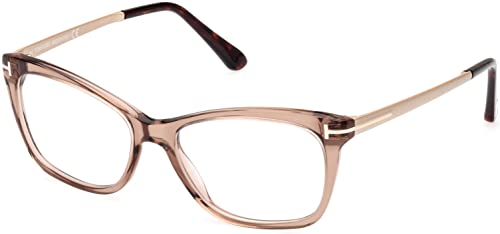 Eyeglasses Tom Ford FT 5353 045 Shiny Transp Champagne, Matte Pale Gold,