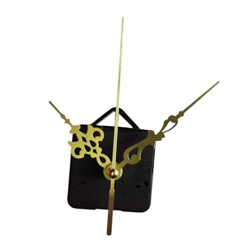 iplusmile Kit de Mecanismo de Reloj de Pared Silencioso Retro con Agujas Movimiento y Fácil Instalación sin Batería para Reparaciones y Manualidades