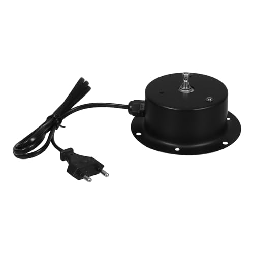 ULDIGI Motor Eléctrico de Luz de Escenario 3W para Bola de Discoteca de Vidrio Carcasa Negra 25 Revoluciones por Minuto Conjunto Motor Giratorio para Iluminación Dj y Fiesta Compatible