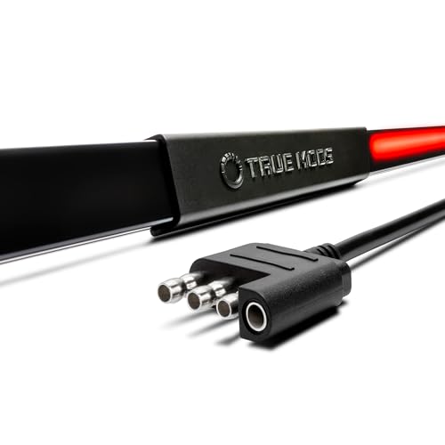 True Mods 60 Inch Smoked LED Tailgate Light Bar Strip for Pickup Truck Trailer Vehicle [Rigid Aluminum] [Ignition Sequence] [Sequential Turn Signal] Rear TBT Running Brake Reverse Tail Gate Lightbar