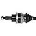 GSP NCV24002 CV Axle Assembly - Compatible with Select Jaguar X-Type; Left Rear (Driver Side)