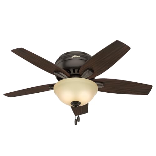 Image of Hunter Newsome, Indoor, Ceiling Fan, Pull Chain, 42 inch, Premier Bronze