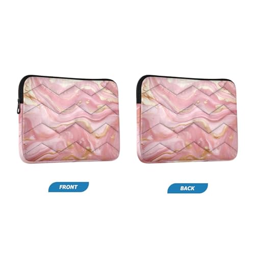 Funda para Laptop 13-14 Pulgadas Mármol Rosa Impermeable miniatura 2
