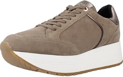 Geox D New Kency A - Tenis para Mujer, marrón, 40 EU