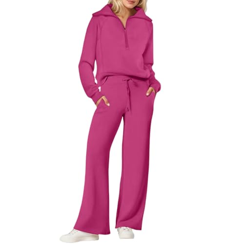 Survêtement d'hiver décontracté pour femme avec pantalon large