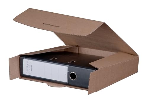 karton-billiger Caja de envío con cierre de ranura, 80, 320 x 288 x 50 – 80 mm, 40 unidades