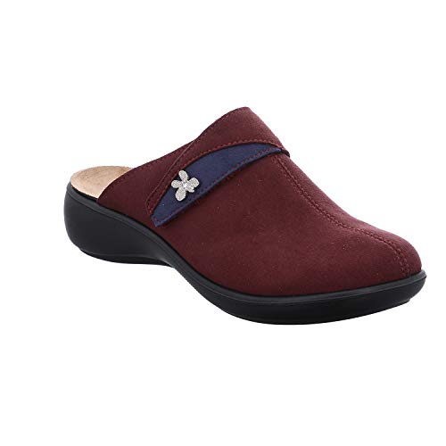 ROMIKA Ibiza Home 344, Chaussons Mules Femme, Marron (Carmin-Kombi 461), 40 EU