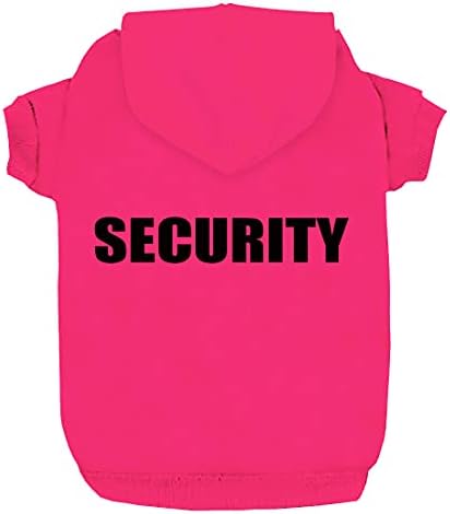 Trudz PET Security Dog Hoodies Dog Clothes Apparel Winter Sweatshirt Warm Sweater Cotton Jacket Coat Hoodie for Small Dog Medium Large Dog Cat (Magenta, XXL)