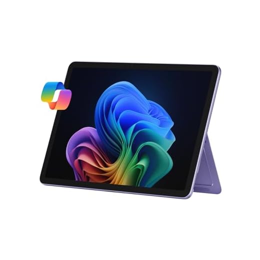 Microsoft Surface Pro 2-in-1 Laptop/Tablet (2025), Windows 11 Copilot+ PC, 12" Touchscreen Display, Snapdragon X Plus (8 Core), 16GB RAM, 512GB Storage, Violet