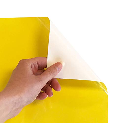 Siser EasyWeed Iron On Heat Transfer Vinyl 1 Yard Roll, 15"x 36" (Lemon Yellow) - Thumbnail 2