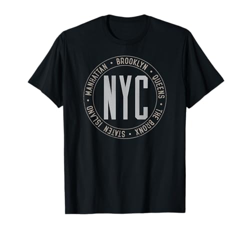 New York Boroughs Five Boroughs NYC Lovers and Residents T-Shirt