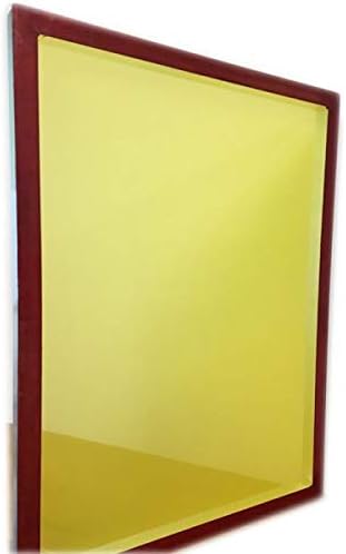 MELDIKISO 6Pcs 23" x 31" Aluminum Screen Printing Screens 305 Yellow Mesh Count (Tubing:1.5"x 1.5")