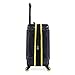 Nautica Maker Hardside Spinner Luggage, lightweight, Navy/Yellow, Carry-On 21-Inch
