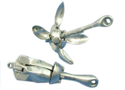 Galvanised Folding Kayak Anchor Jet Ski 1.5kgs by