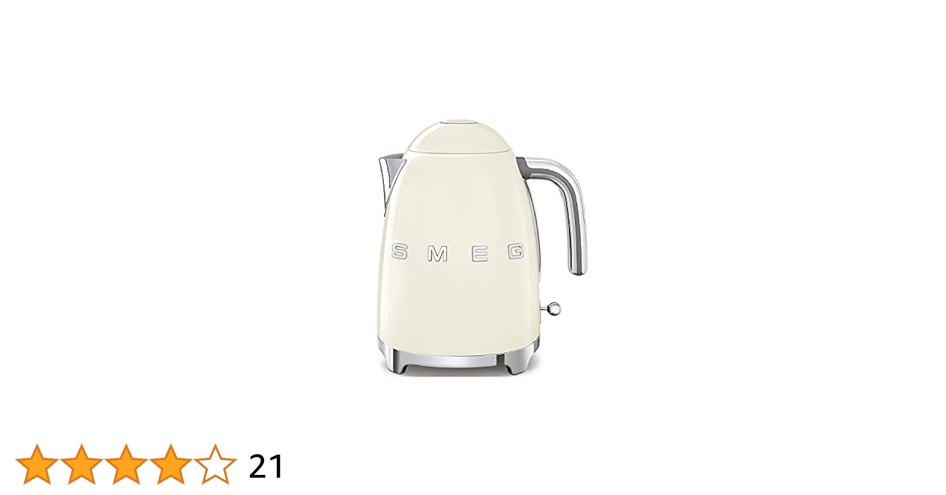 SMEG クロム 電気ケトル 取扱説明書付き SMEG 「日本正規品」SMEG 電気ケトル (1.7L) / ワンプッシュ