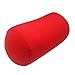 UGPLM Round Cervical Roll Cylinder Bolster Pillow, Soft Sleeping Headrest, Cushion Designed for Head, Neck, Legs, Bright Red