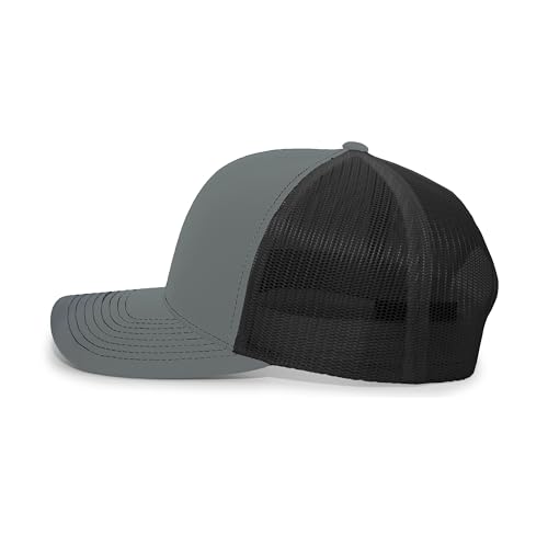 Image of Pacific Headwear Contrast Stitch Trucker Snapback